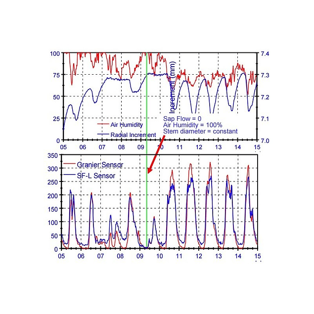 Sensor de Flujo de Savia  (4 agujas)