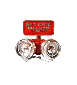 Siamesa Red Seca 4" X 3" X 3" Con Tuercas Storz  3"