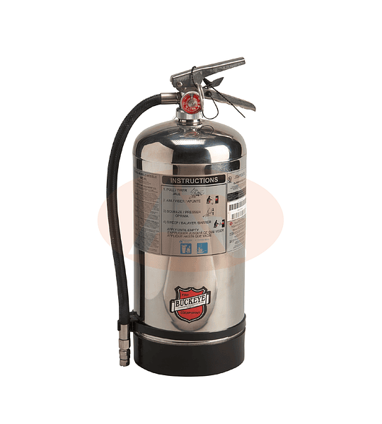 Extintor Clase K Acetato De Potasio Marca Buckeye Modelo WC-6 Lts