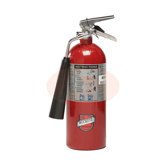 Extintor CO2 5Lbs Marca Buckeye Modelo 5-CD