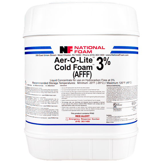 Concentrado Espuma AFFF Aer-O-Lite 3% C6 Cold Foam