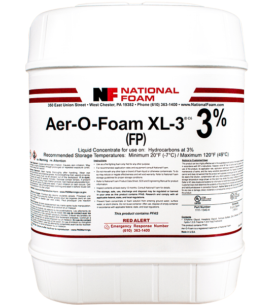 Concentrado Espuma Fluroroproteinica al 3% Aer-O-Foam XL-3C6