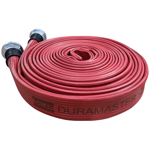 MANGUERA CONTRA INCENDIO  MARCA 5-ELEM MODELO DURAMASTER 2-1/2" X 25 METROS CON STORZ INCLUIDOS