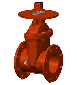 Válvulas de compuerta UL/FM para poste indicador brida/brida (4″-12″)
