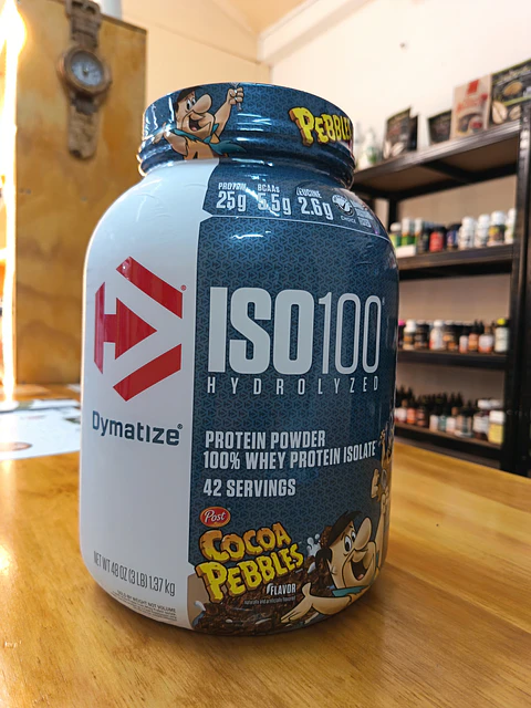 Proteína Iso 100 cocoa pebbles 3 libras