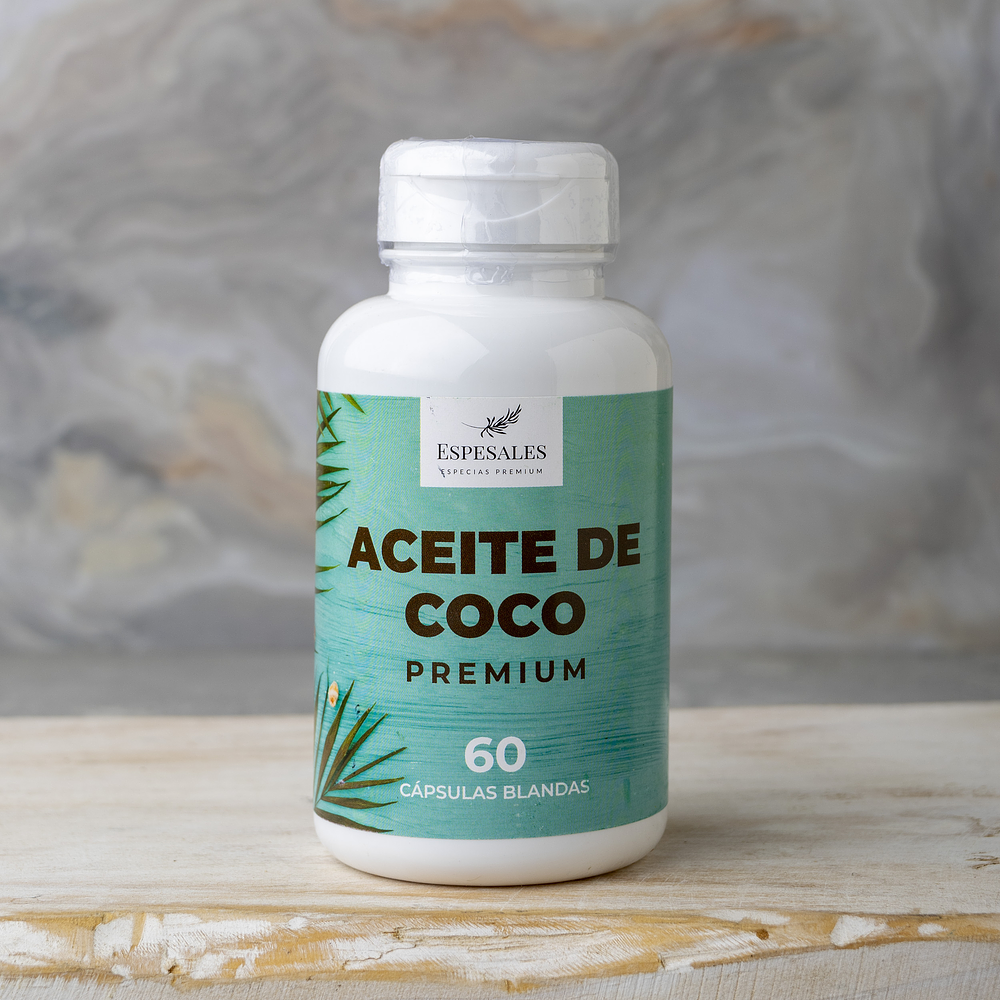 Cápsulas de aceite de coco premium espesales