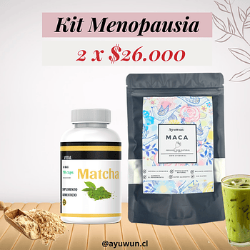 KIT MENOPAUSIA 2 x $26.000  