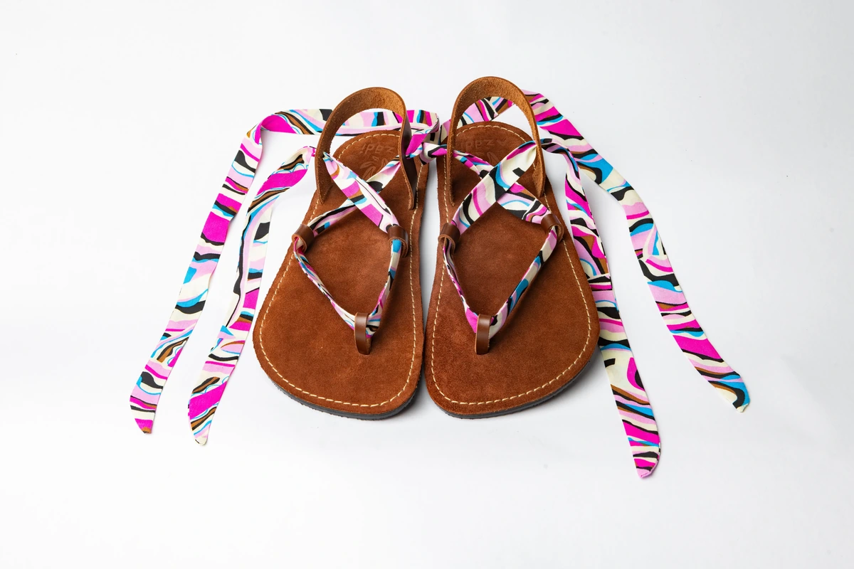 Cordones de Tela Sandalias Lumina 18