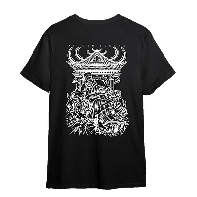 Sukuna oversized t-shirt - Negro