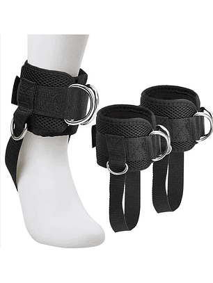 tobilleras/correa para poleas negra