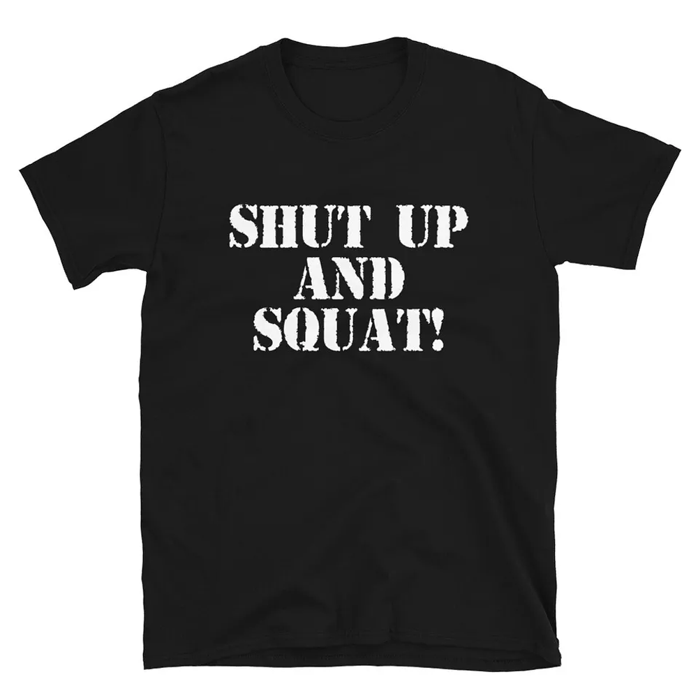 POLERA "SHUT UP & SQUAT" RONNIE COLEMAN