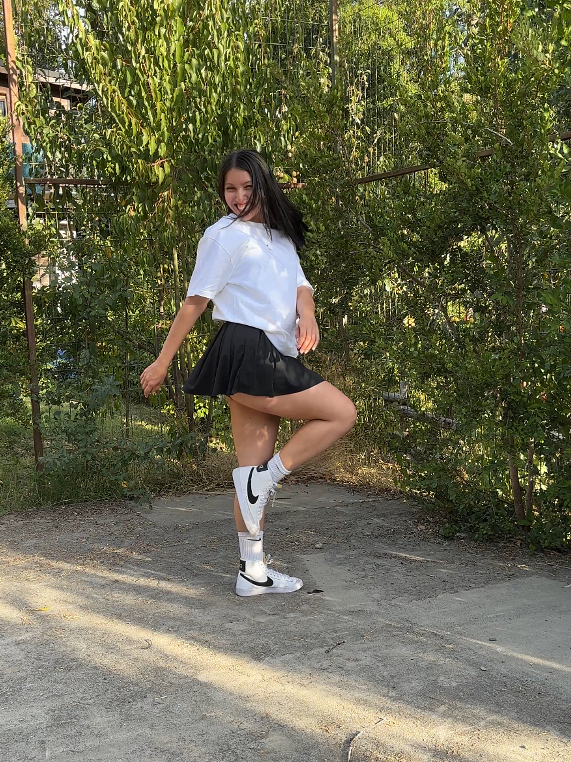 falda + short cintura avispa negra 2