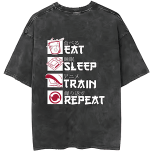 polera acid wash eat-sleep-train-repeat