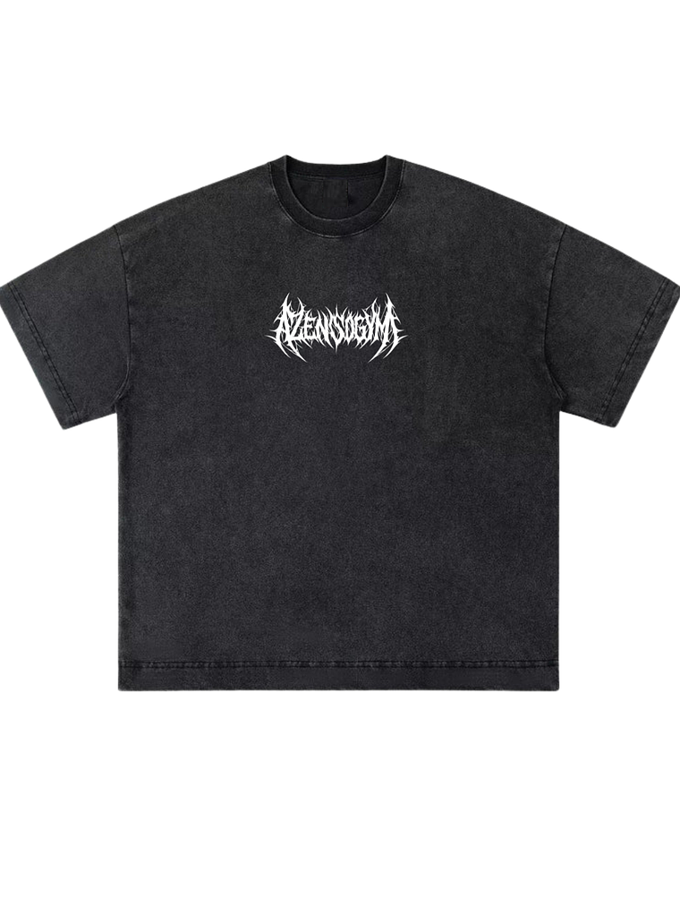 Camiseta boxy fit acid wash christ 5