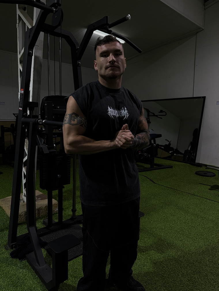 Camiseta Acid Wash manga cero 3