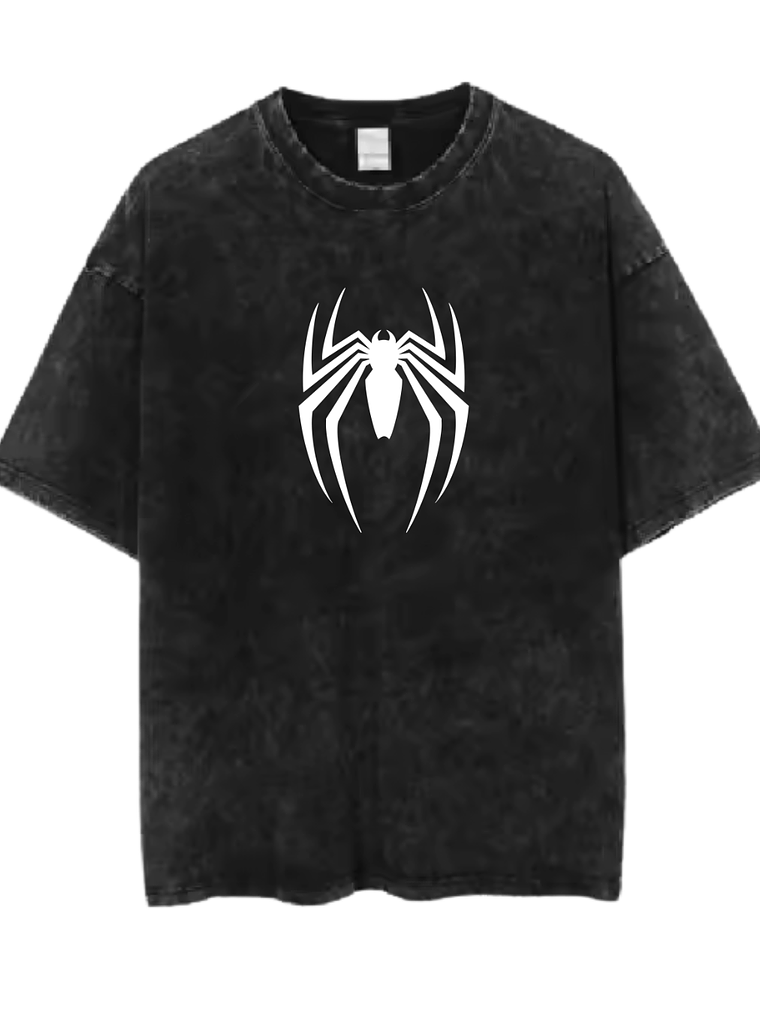 Acid Wash Oversize Spiderman 1