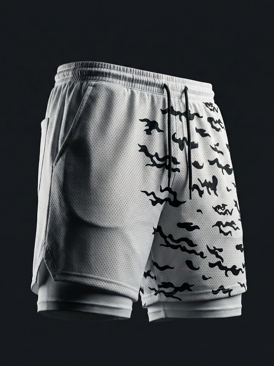 Amateratsu Shorts White  1
