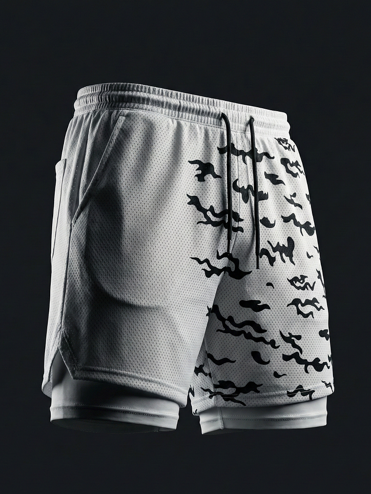 Amateratsu Shorts White  1