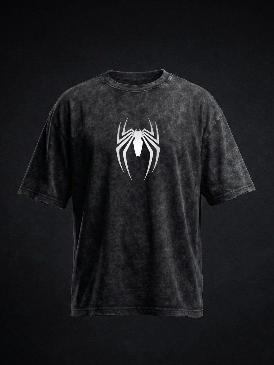 Acid Wash Oversize Spiderman 1