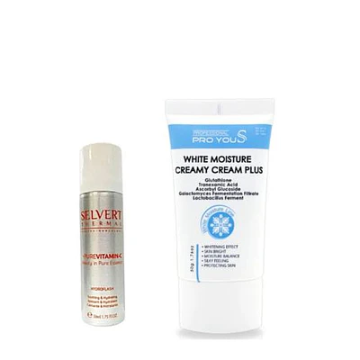Pack Ilumina&Unifica tu Piel -Crema White blanqueadora+Bruma Vitamina C-