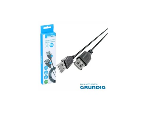Cabo USB-A 2.0 Macho para USB-A Fêmea 2m