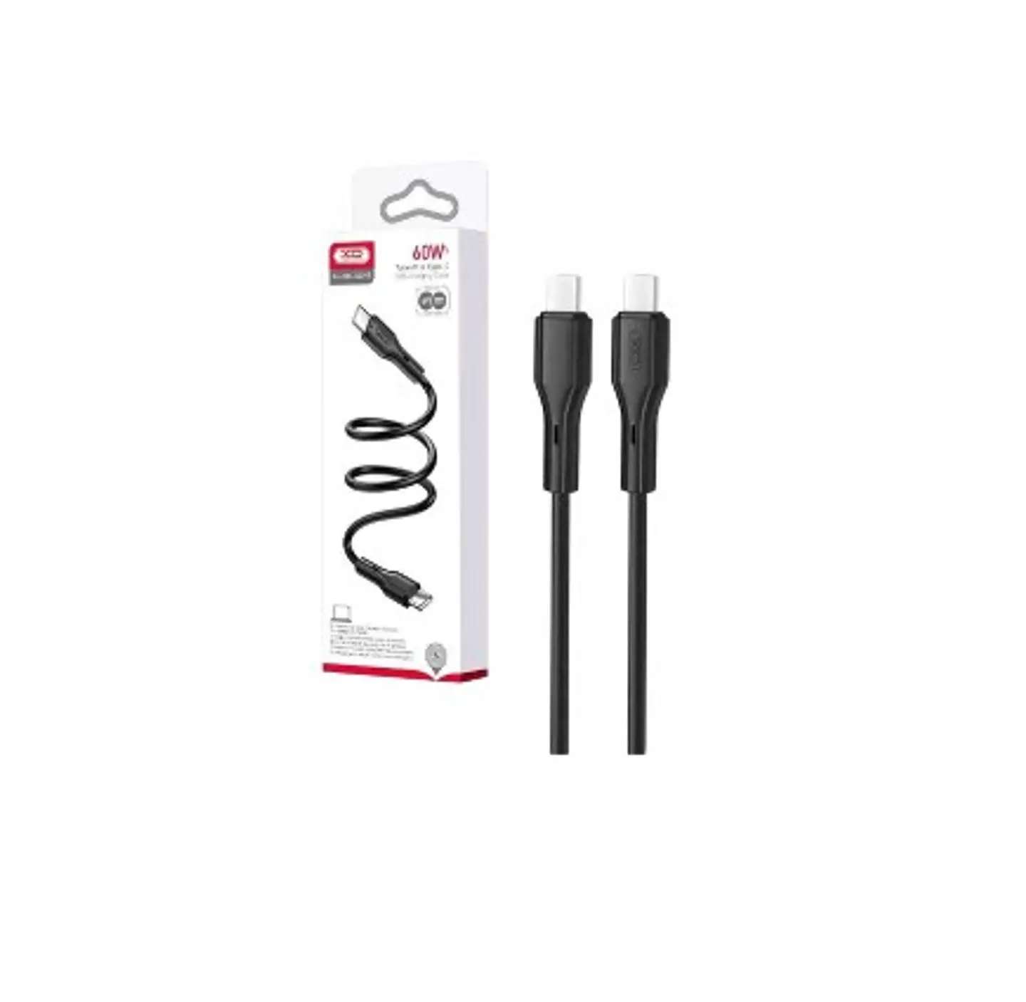 Cabo USB-C Macho / USB-C Macho PD 60W 1m 1