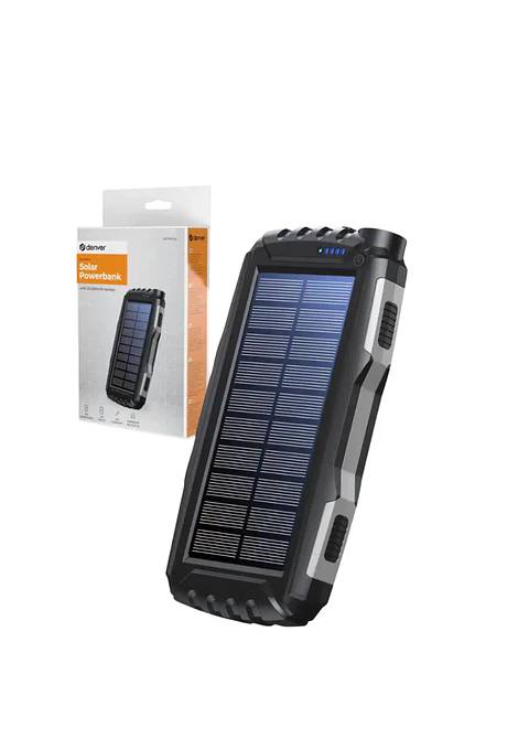 Powerbank 20000mAh C/ Painel Solar
