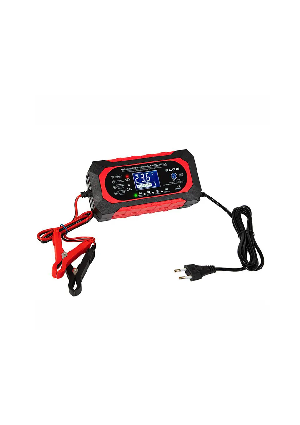 Carregador de Baterias 12V/8A-24V/4A 1