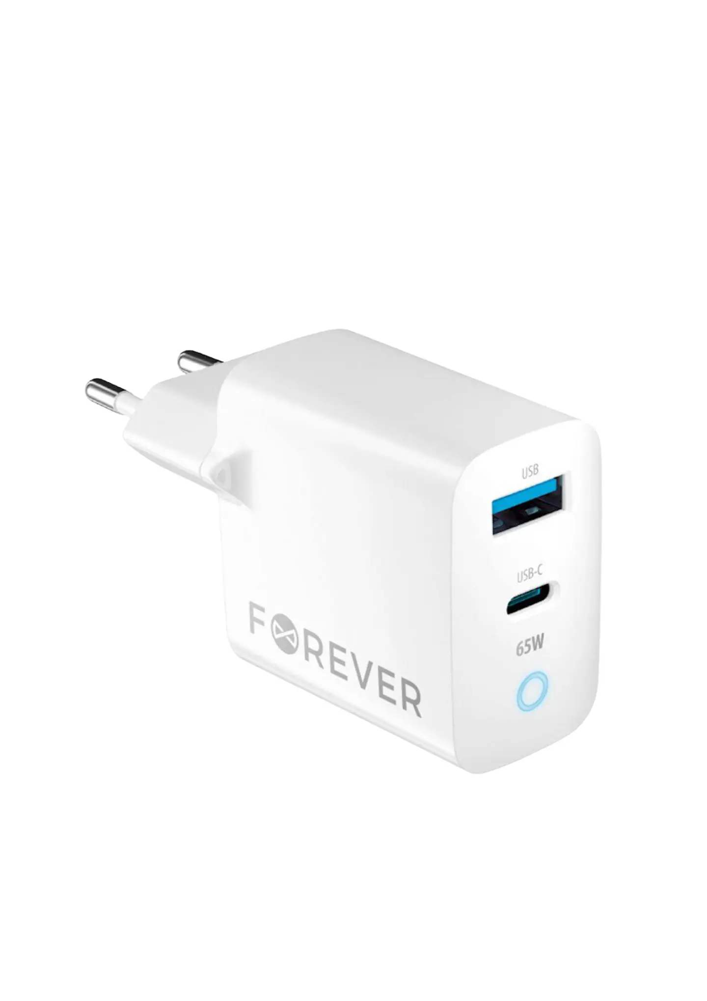Alimentador Comutado 1xUSB-C/1xUSB-A PD/QC 65W 1