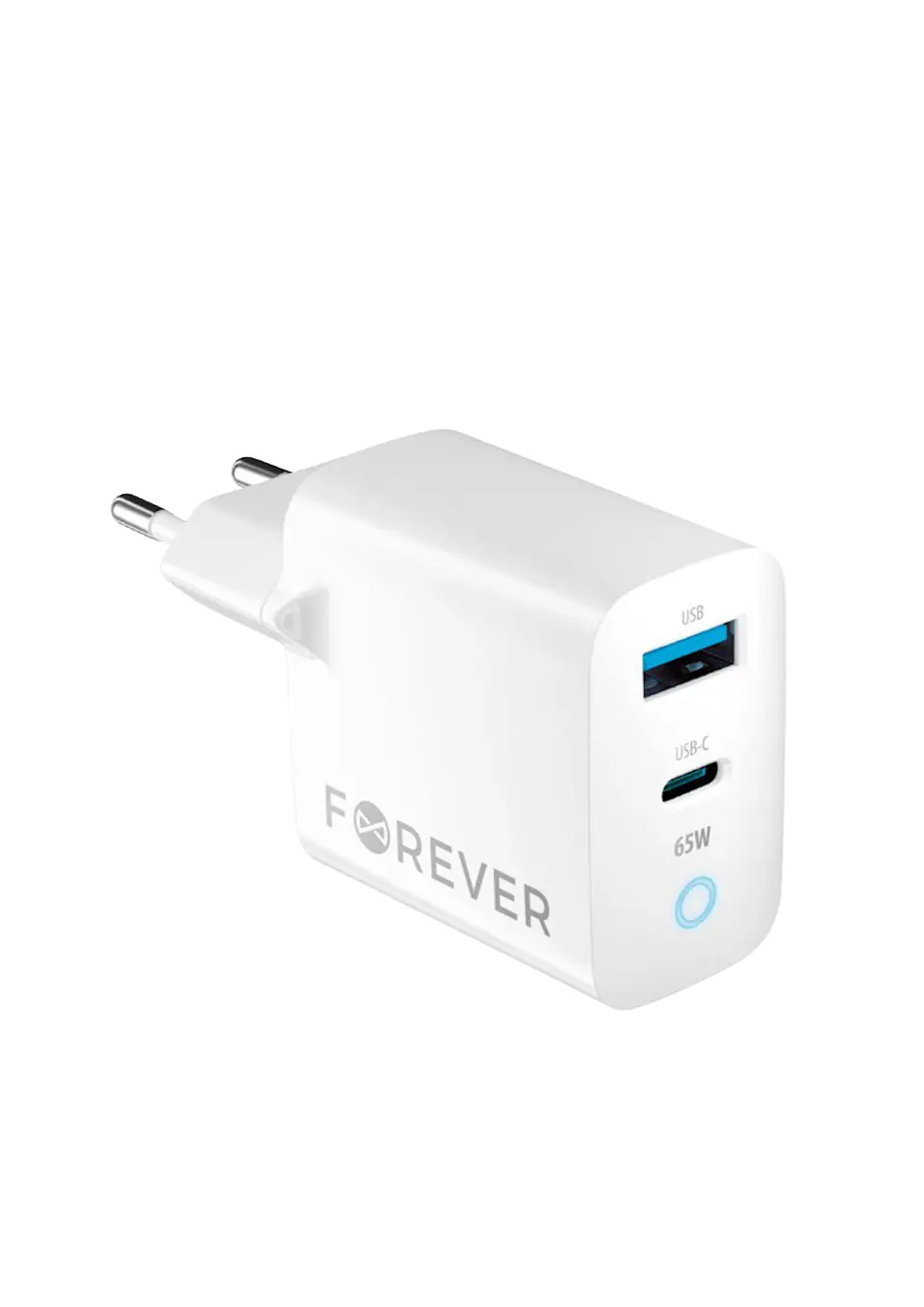 Alimentador Comutado 1xUSB-C/1xUSB-A PD/QC 65W 1