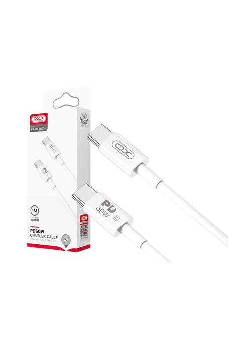 Cabo USB-C Macho / USB-C Macho 1m PD 60W