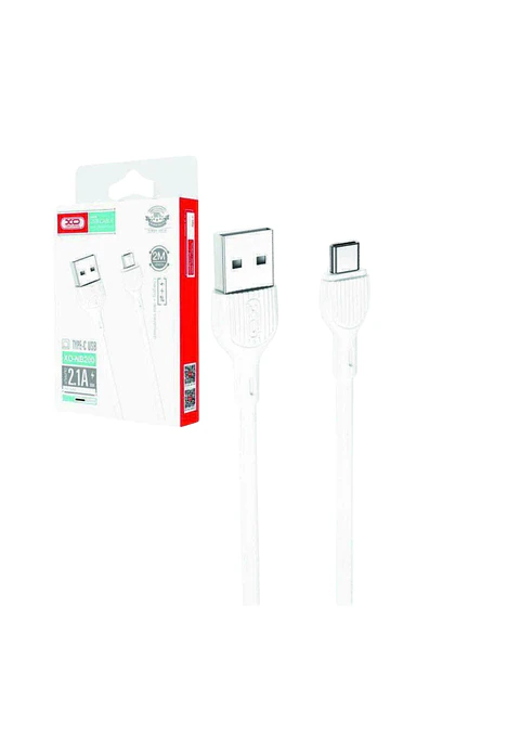 Cabo USB-A Macho / USB-C Macho 1m Branco