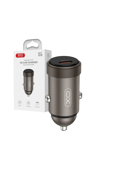 Adaptador Isqueiro USB-C PD 30W 3A Preto