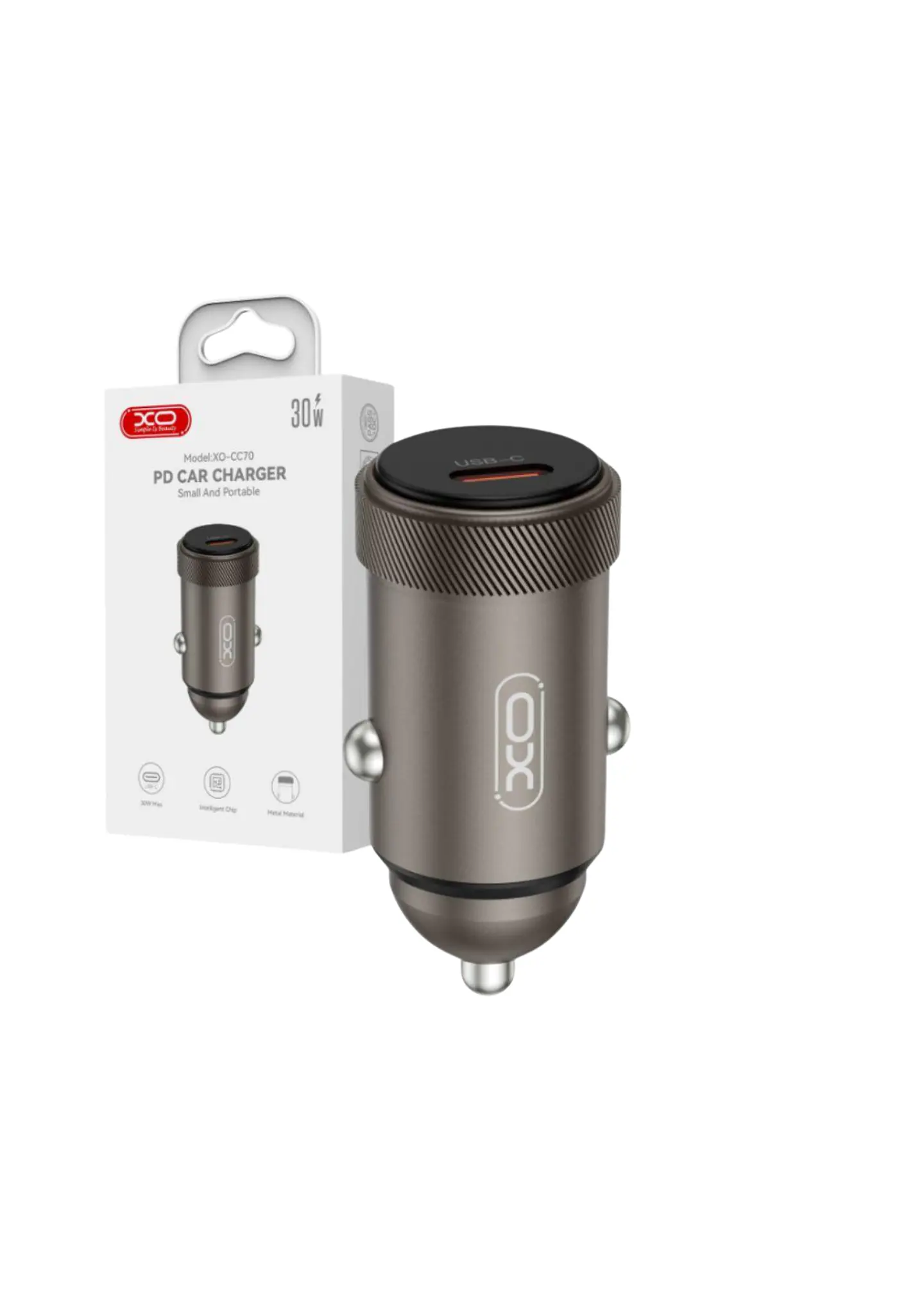 Adaptador Isqueiro USB-C PD 30W 3A Preto 1