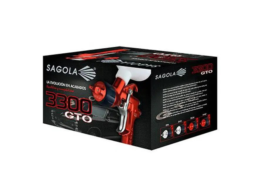 Pistola para pintar de gravedad de alta 1.4 3300 Gto - Foto 2 | aztools.co