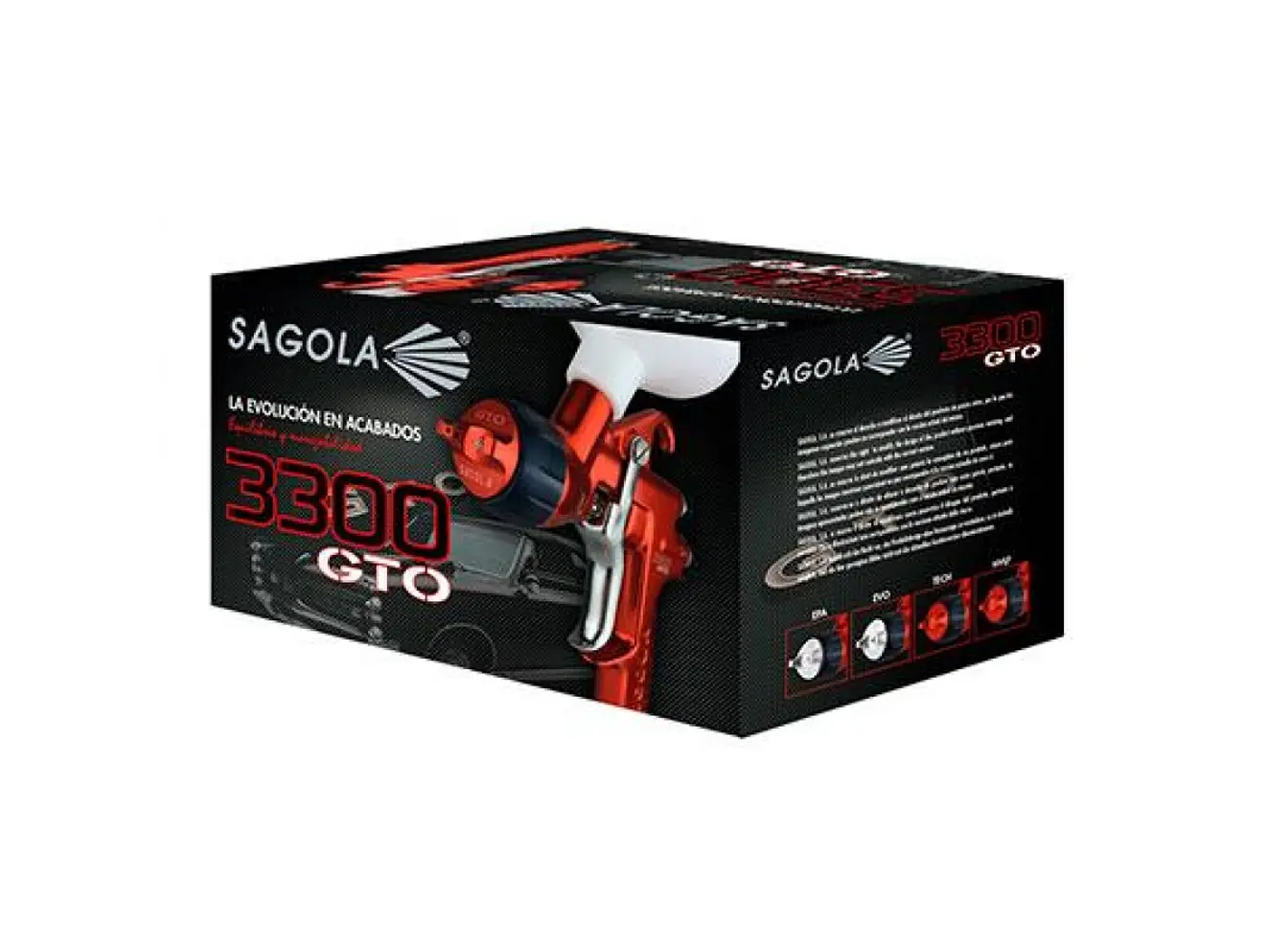 Pistola para pintar de gravedad de alta 1.2 3300 Gto - Foto 2 | aztools.co