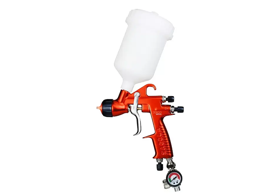 Pistola para pintar gravedad 1.4 - 3300 Gto Car Sagola - Foto 1 | aztools.co