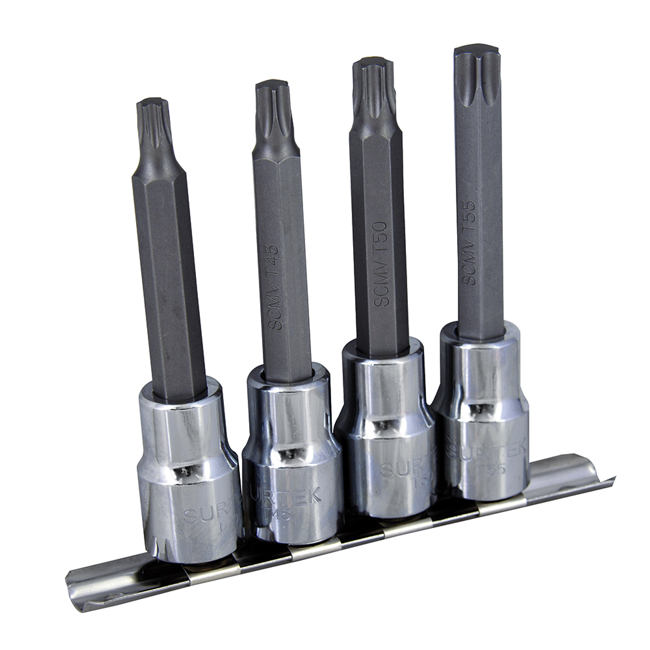 Surtek Juego Copas punta lga torx 1/2