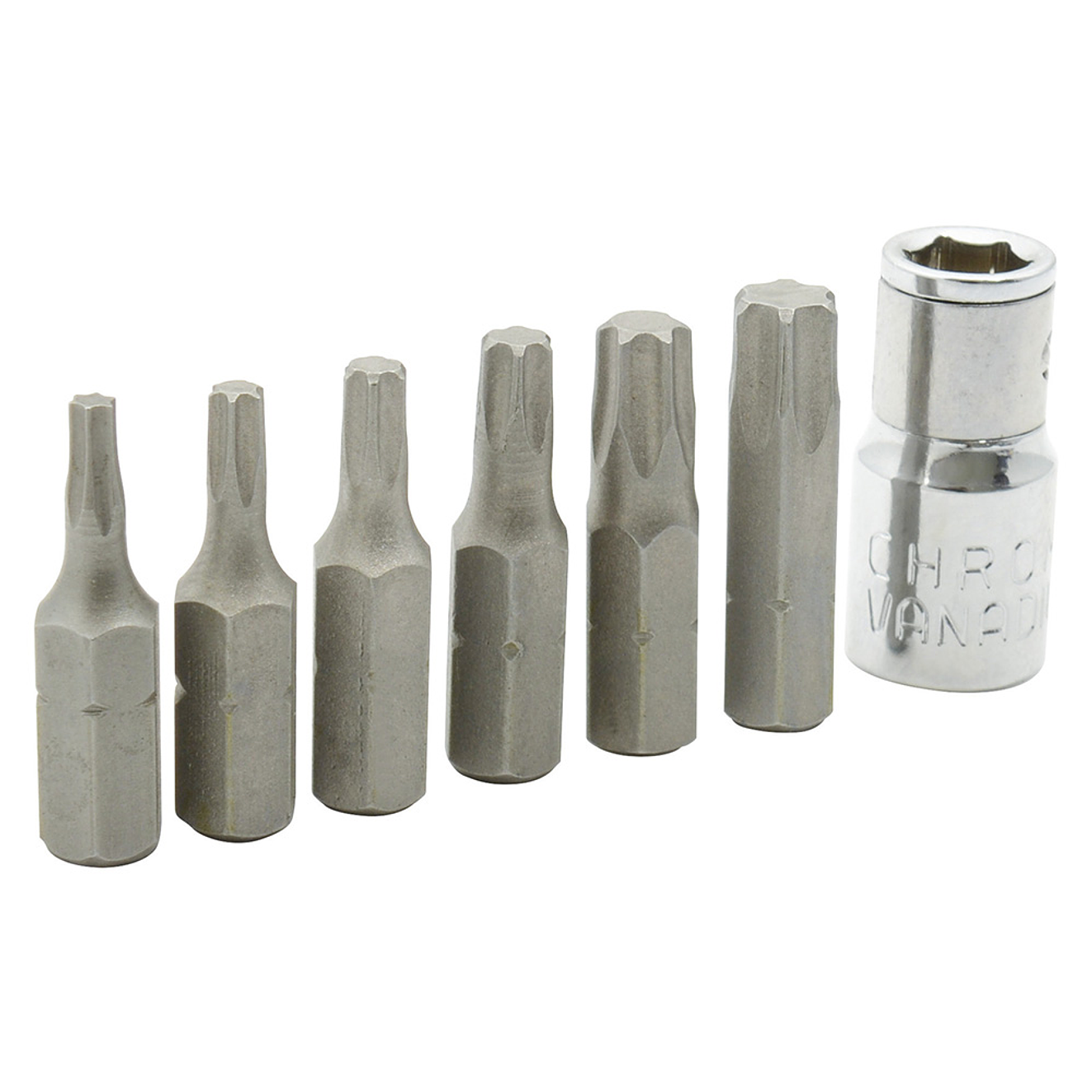 Surtek Juego puntas Torx seg hexagonal 1/4