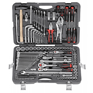 Juego de herramientas y accesorios de 1/2 x 142 Piezas