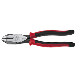 Urrea Alicate electricista 9-3/8" corte lateral alta palanca con ponchadora 269GX