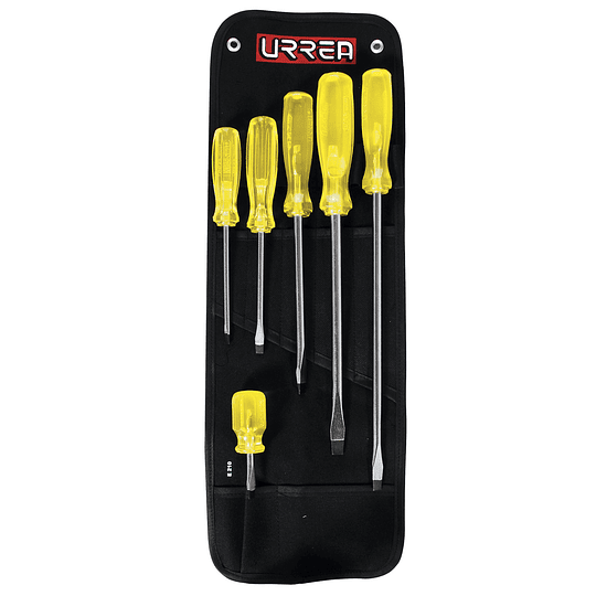 Urrea Juego de destornillador ambar comb 6pz 9600B