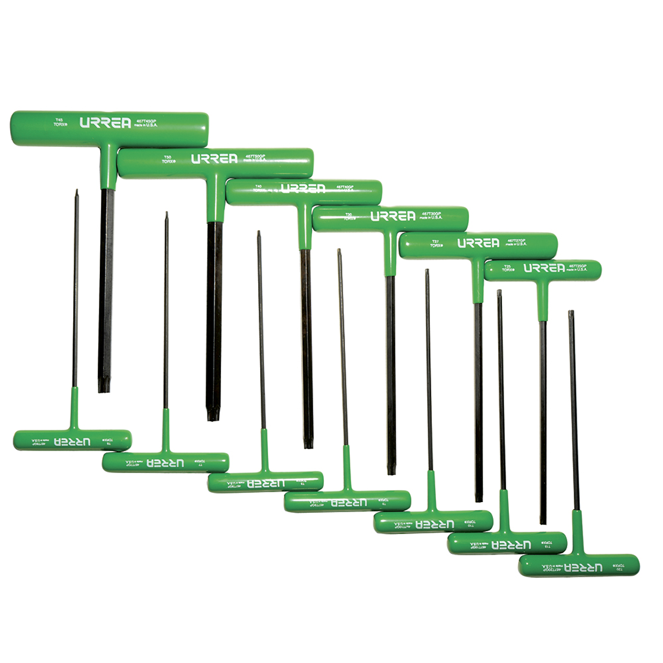 Urrea Juego llaves allen o bristol T torx ergonomica 13piezas 49668TGP