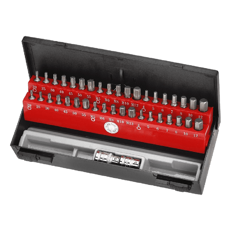 Juego De 38 Puntas Espiga 1/2