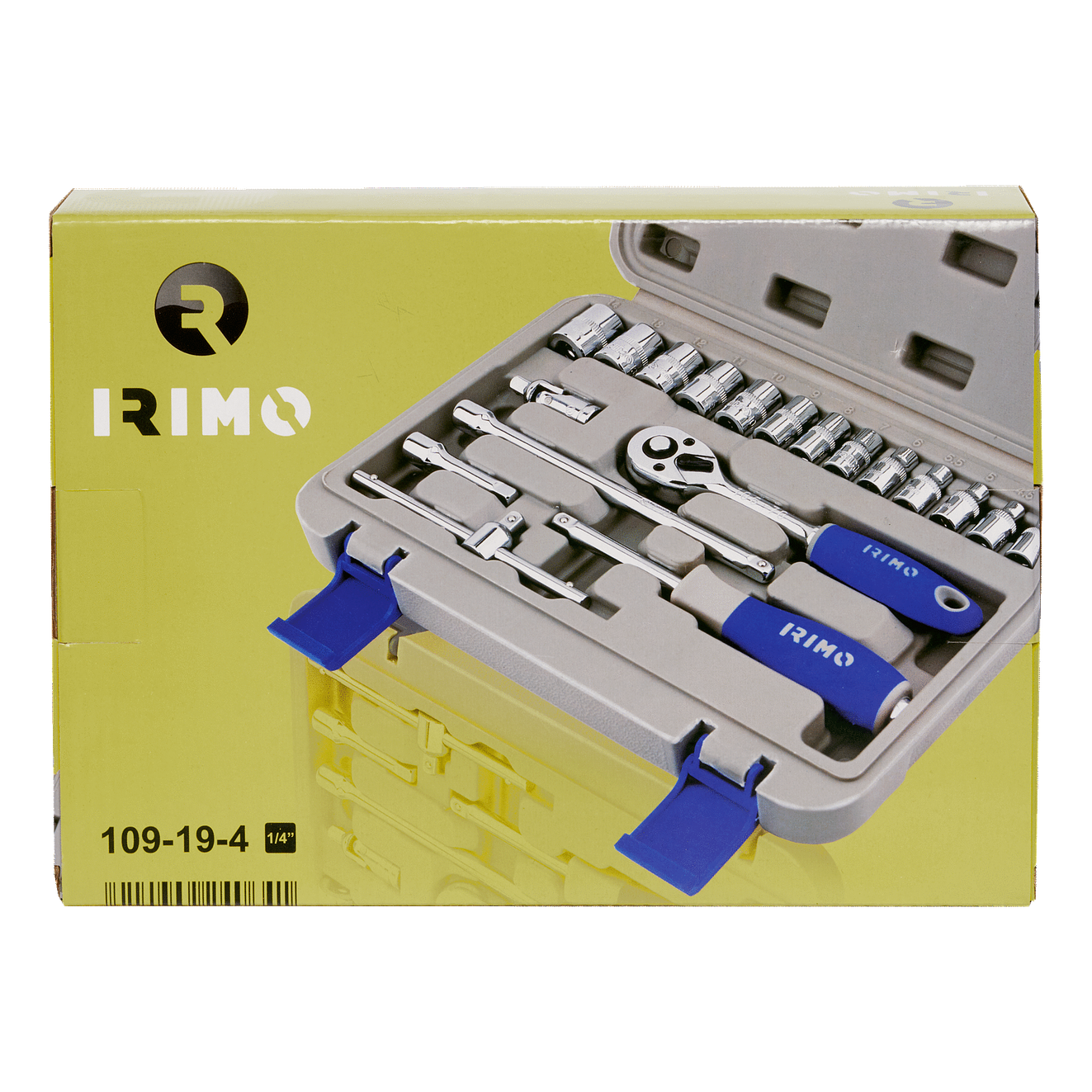 Juego Copas 1/4 de 4 A 14mm 19 Pzs Irimo 109-19-4 2