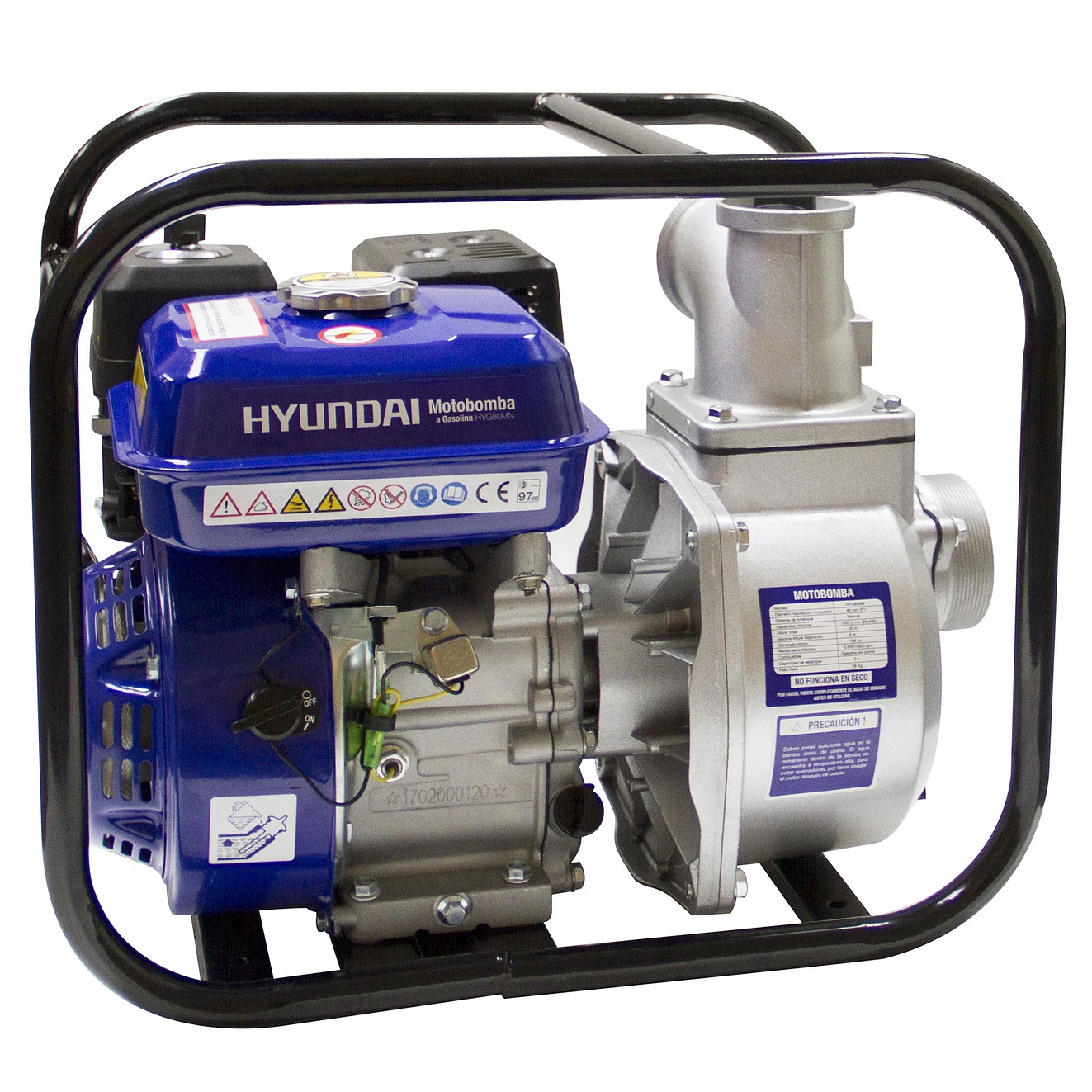 Motobomba de agua 7HP 2” Hyundai HYDPH50 1