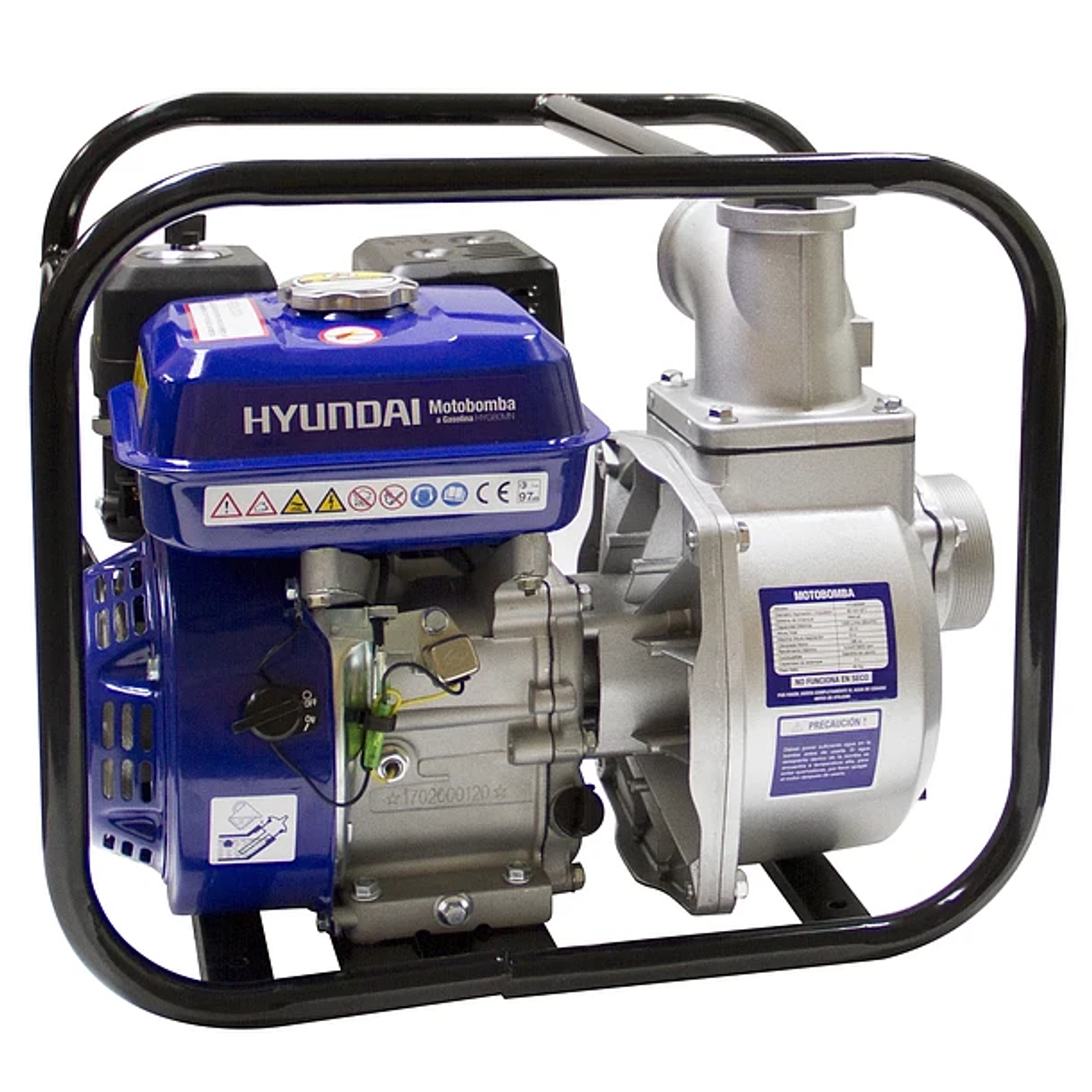 Motobomba de agua 7HP 3” Hyundai HYDP80 1