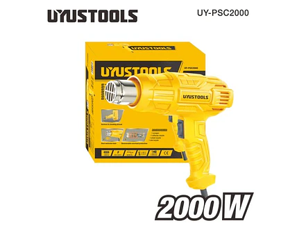 PISTOLA DE CALOR  2000W 6 PIEZAS  - Foto 2 | aztools.co