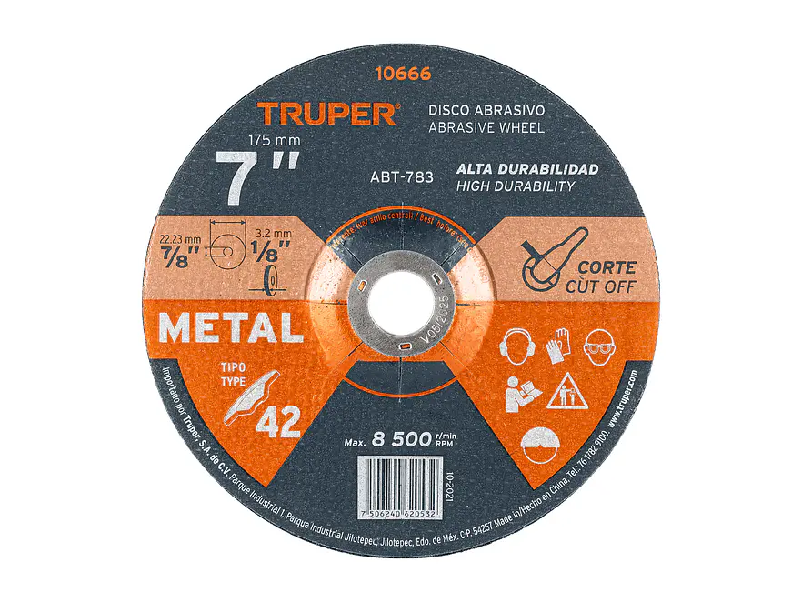Disco de corte de metal 7