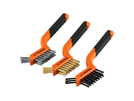 Juego de 3 mini cepillo de grata TRUPER 10652 - Envío a todo Colombia | aztools.co